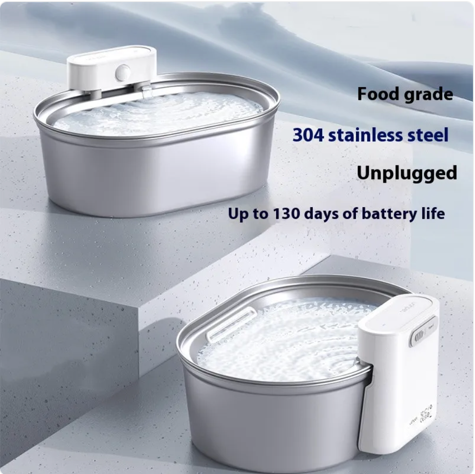 Stainless Steel Automatic Pet Water Dispenser